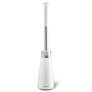 Simplehuman Toilet Brush with Caddy, Stainless Steel