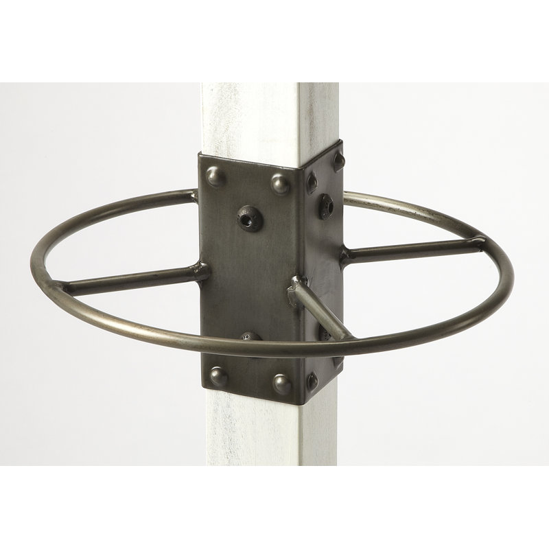 Logan Metal Freestanding Coat Rack, White