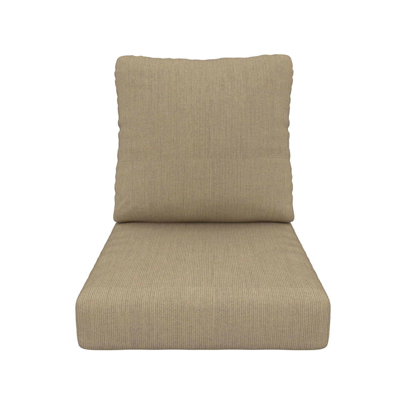 Amala 22" Sunbrella® Seat and Back Cushion, Spectrum Mushroom Sunbrella® Plainweave