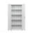 High Storage Cabinet With 2 Doors 4 Partitions, 5 Separate Storage Spaces For Home Office Use-223450308
