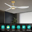 Ventilateur de plafond à DEL 52 po avec télécommande Ulanda-775705789