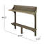 Table de balcon en bois massif Bushnell-27764955