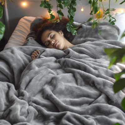 Bedsure 280GSM Soft Lightweight Plush Cozy Blankets For Bed, Sofa, Couch, Travel, Camping