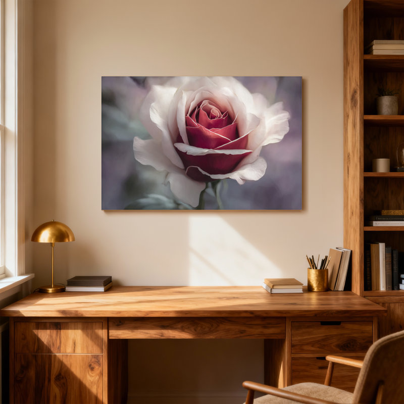 Plantes et fleurs avec fleurs délicates et pétales délicats, H 16 po x l 24 po