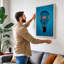 Car Inside Light Bulb Modern - Wrapped Canvas-209073268-209073261