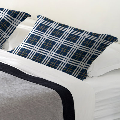 Plaid Sham Set