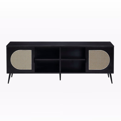 Samos TV Stand with Black Finish