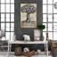 Elle lit des livres sur toile, impression-906701992