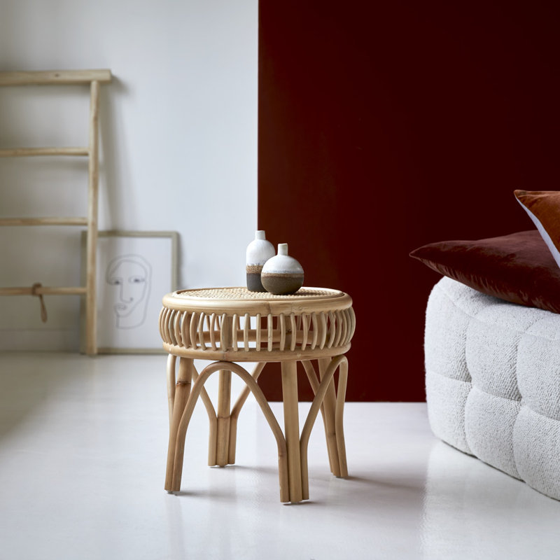 Zita 40cm W Bamboo / Rattan Bedside Table