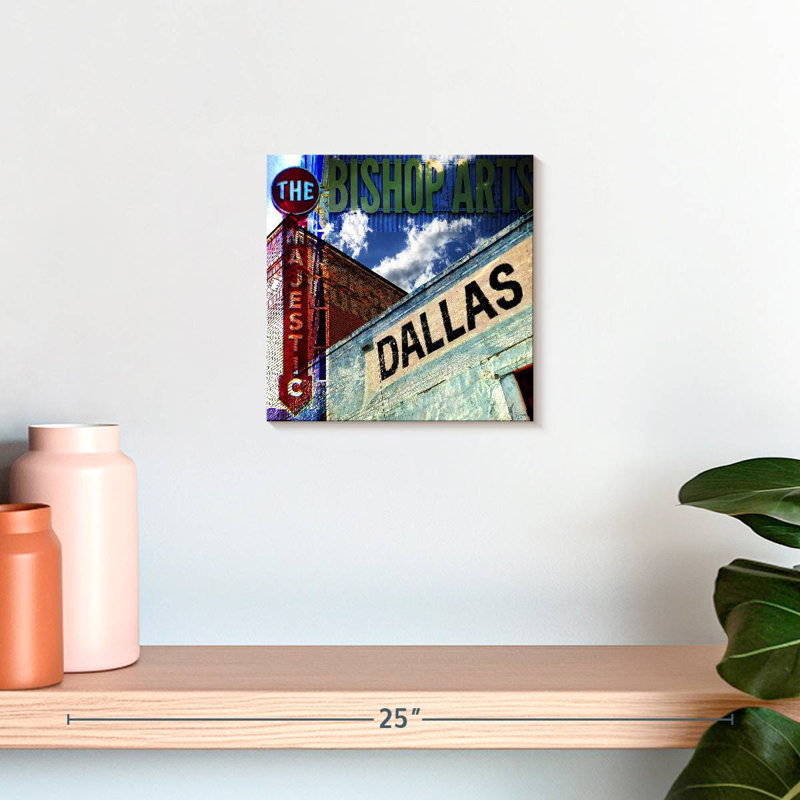 Lilie Bishop Art - Dallas, 10" H x 10" W