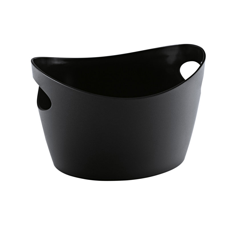 Bottichelli Storage Bin, Black, 40.5cm H x 42cm W x 40cm D
