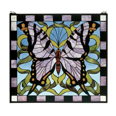 Butterfly Stained Glass Window