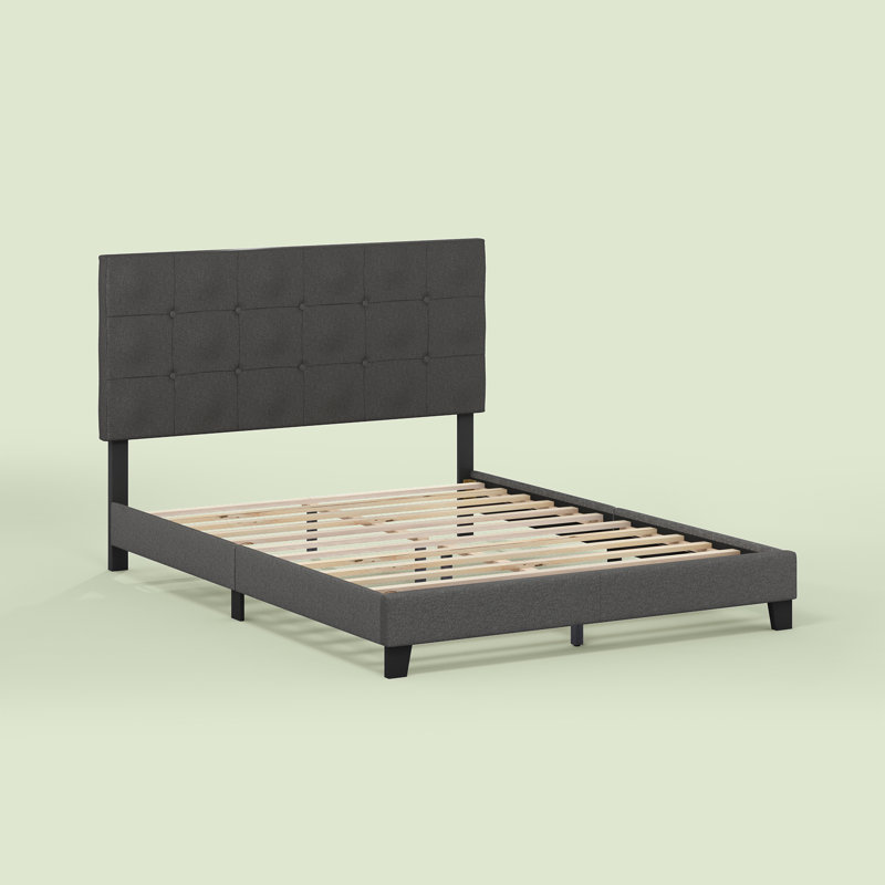 Magin Upholstered Platform Bed, Queen, Stone