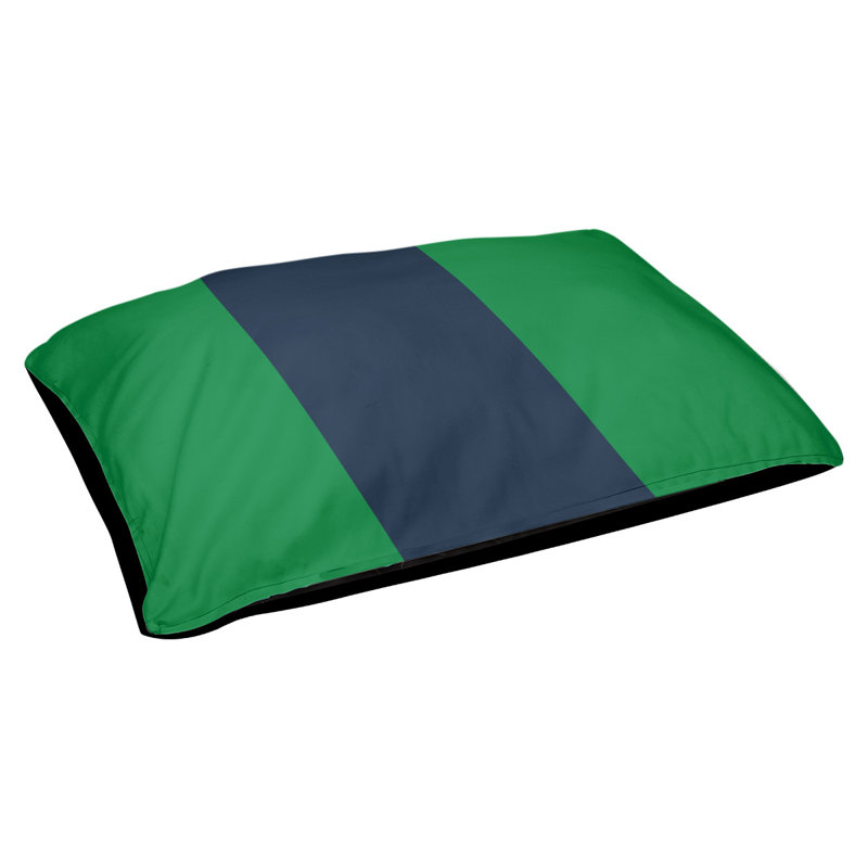 Coussin Atlanta, Green/Blue/Green, Medium (28" W x 18" D x 6" H)
