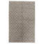 Hand Knotted Geometric Area Rug in Natural