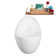 67" Streamline Soaking Matte White Freestanding Tub and Tray With Internal Drain