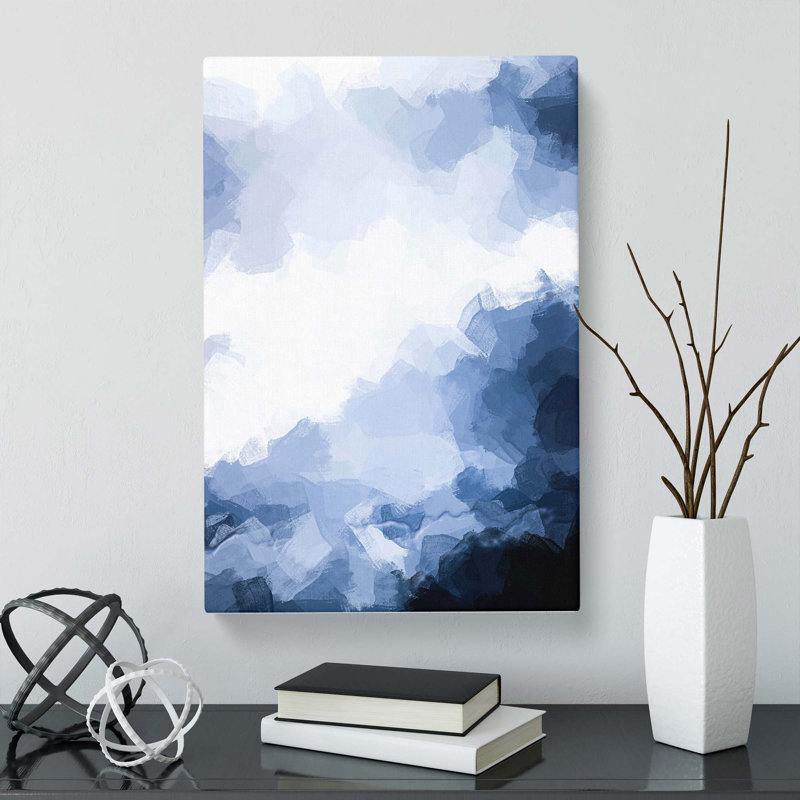 Cloud Mountains in Abstract - Wrapped Canvas, 91cm H x 60cm W x 3cm D