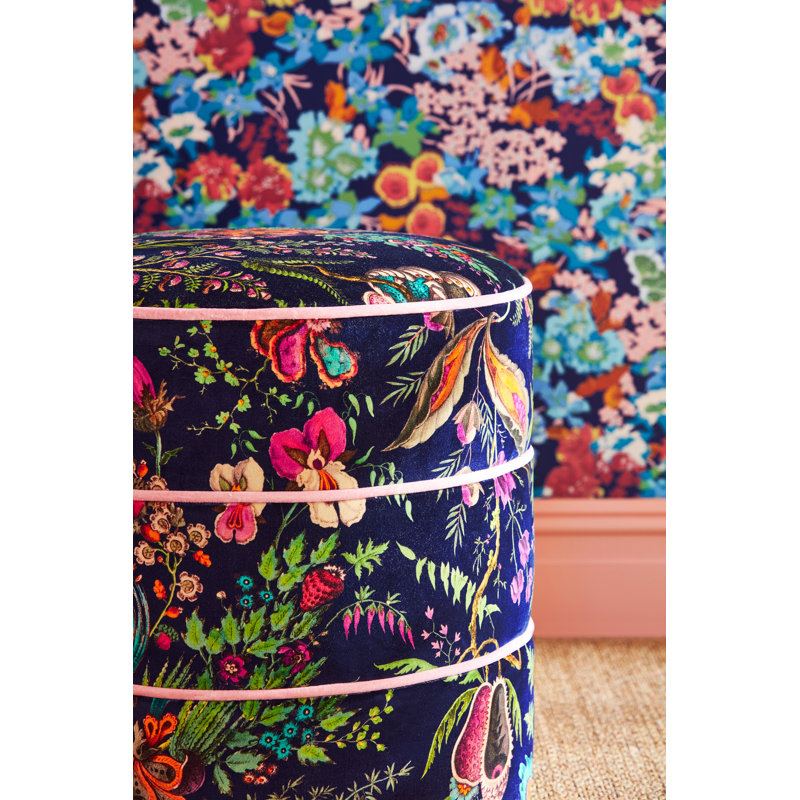 Wonderland Floral Fabric, Sapphire/Spinel/Emerald