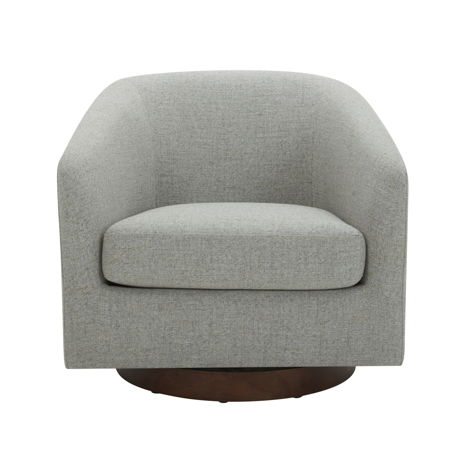 Bennett Swivel Barrel Chair, Fredrickson Marble Basketweave