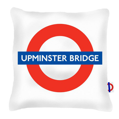 Upminster Bridge Tube Station London Transport Cushion