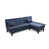100 % lin bleu marine est en rupture de stock