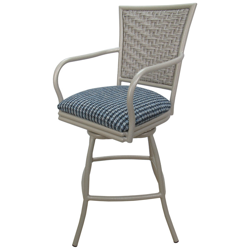 Tabouret de bar avec coussin Alexeia, Tabouret de bar (siège d'une hauteur de 30 po)