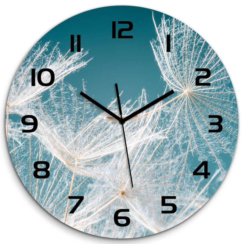 Josmine Glass Wall Clock