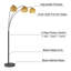 Lampe sur pied arquée 84 po Irmine-2034130049-2034130048