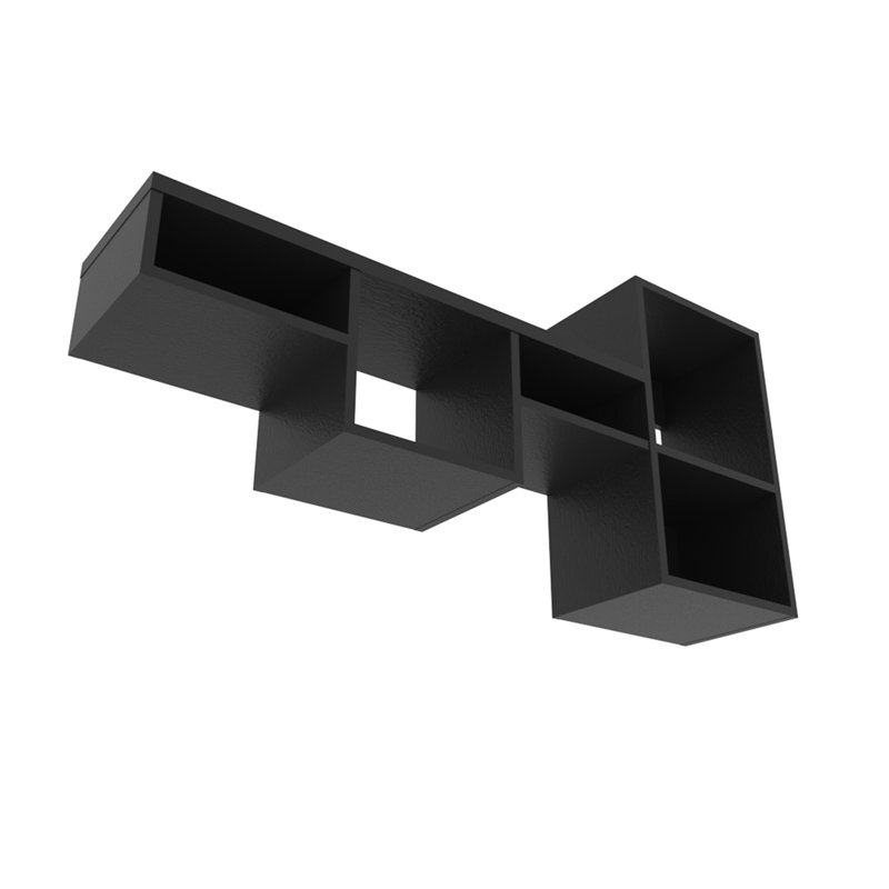 Tablette murale Kiowa, bureau, noir