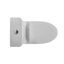 Toilette monobloc allongée au sol 1,1 / 1,6 GPF, certifiée CUPC, certifié Watersense, céramique, couleur blanche, siège à fermeture en douceur