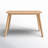 Brittnae Oak Solid Wood Dining Table-229582523