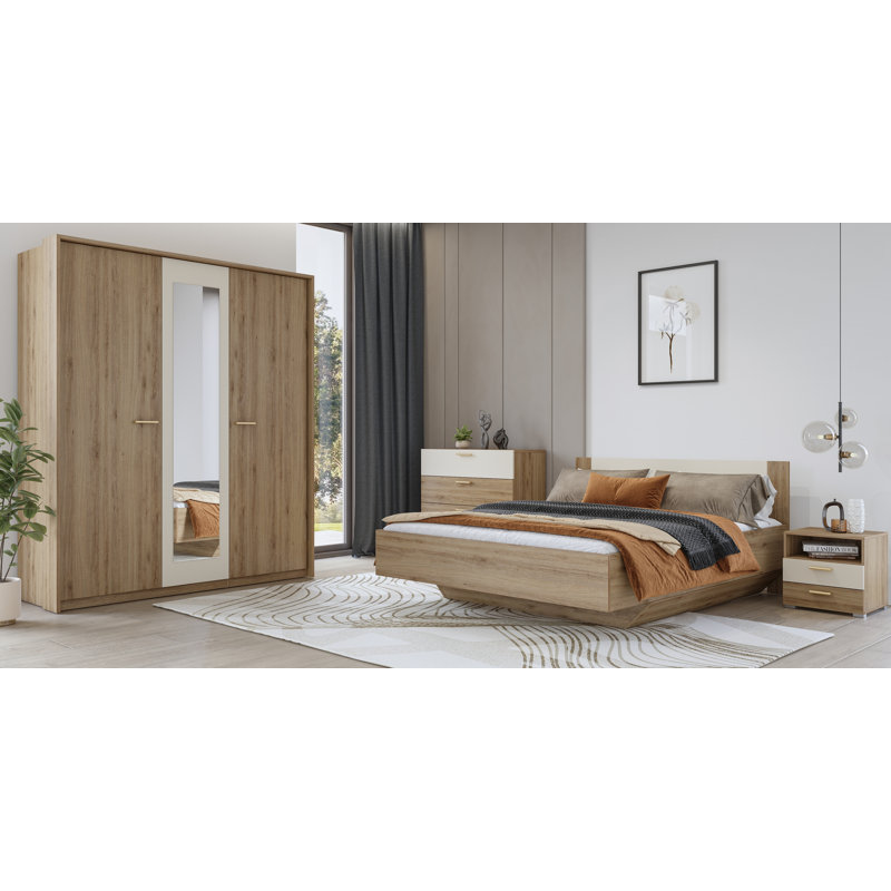 Bywood / no frame for matress, UK Super King - DE 180 x 200 cm