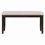 Ensemble de table et de salle à manger 6 pièces, 1 table, 4 chaises et 1 banc