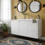 Meuble-lavabo de salle de bain avec lavabo en résine et armoire latérale