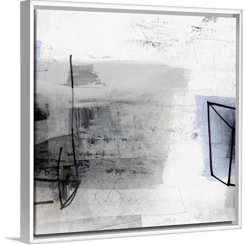 Reproduction d’art sur toile, "mise à la terre" par PI studio, Cadre blanc, H 32 po x l 32 po x P 1,75 po