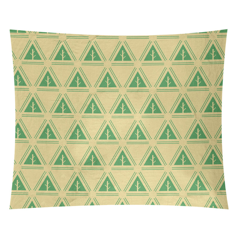 Tapisserie Barbra, H 68 po x l 80 po, Jaune / vert