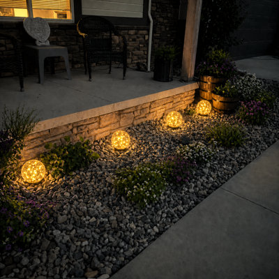 30 lumières solaires de jardin à basse tension 30LED intégrées à énergie solaire pour les décorations du 4 juillet
