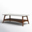 Parker Mid-century Coffee Table with Storage Shelf-127519358
