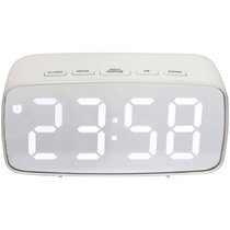 BToBackYard Digital Alarm Clock,Battery Operated Small Desk Clocks
