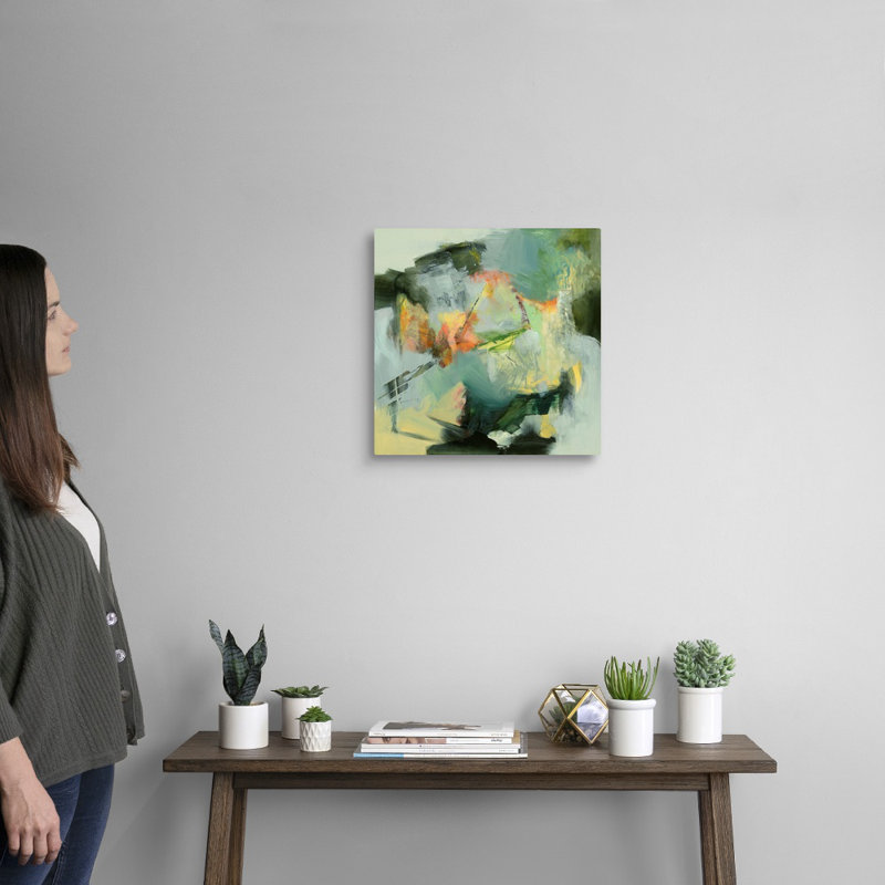 Reproduction d’art sur toile, "The Storyteller" par Emilia Arana, H 16 po x l 16 po x P 1,25 po, Toile tendue