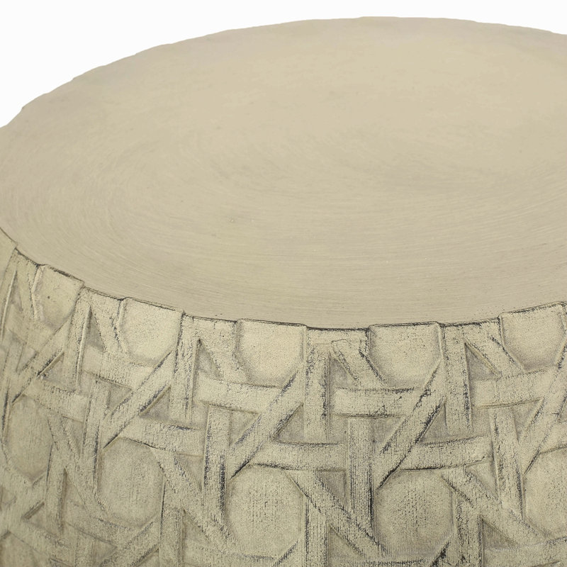 Outdoor Lightweight Concrete Side Table