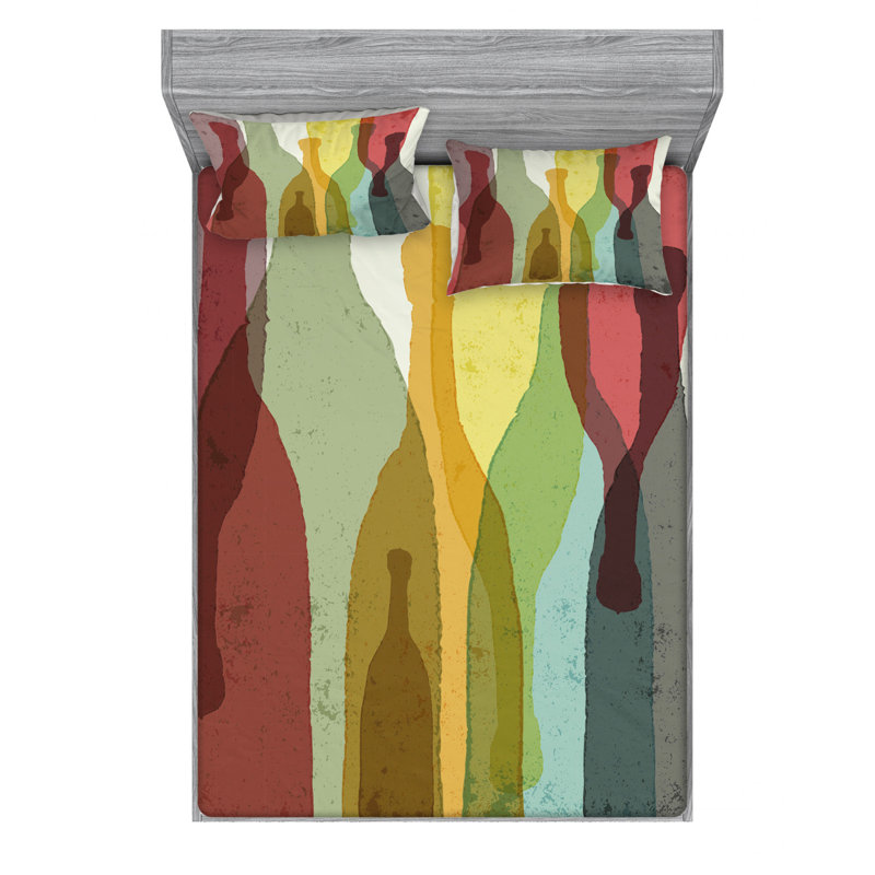 Microfiber Sheet Set, Full Sheet Set with Fitted Sheet