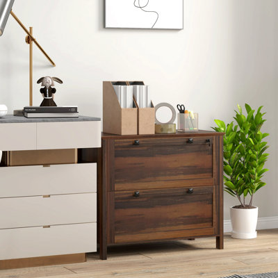 Cabinet, 2 Drawer, File With Lock, Lateral Filing With Keys And Adjustable Hanging Bar For Letter, A4 And Legal Size, File