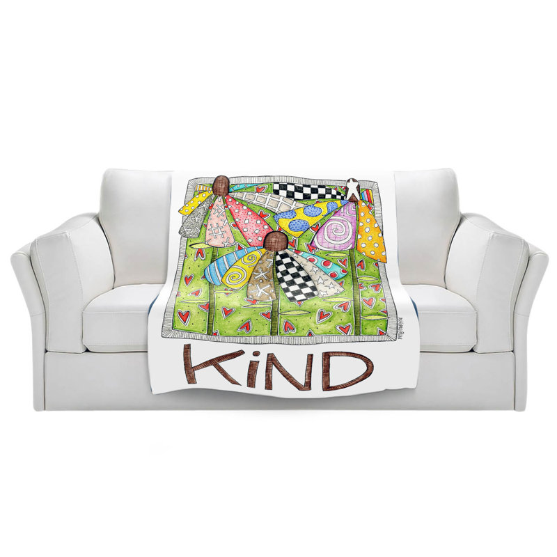  Couverture Kind Flowers, 68 po x 80 po