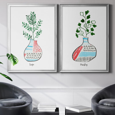 Herb Garden Persil - ensemble de 2 reproductions d'art