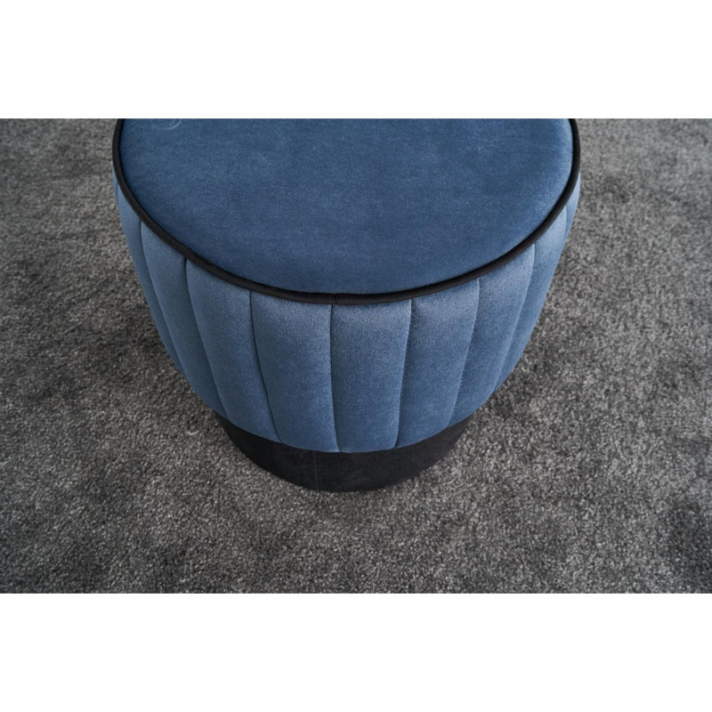 Pouf, Bleu