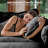 6-Piece 150'' U-Shaped Comfy Cloud Modular Sectional Sofa With Removable Ottomans-Chenille Fabric-Black-1956810298