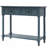 Console Table Traditional Design with Two Drawers and Bottom Shelf-770969704