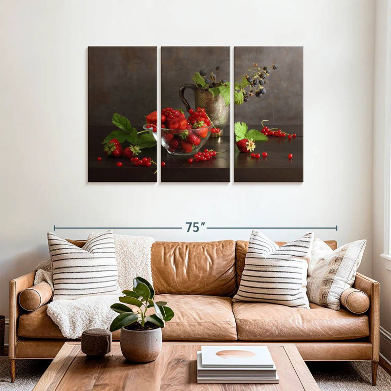 Yarlin Midsummer Berries, 36" H x 57" W