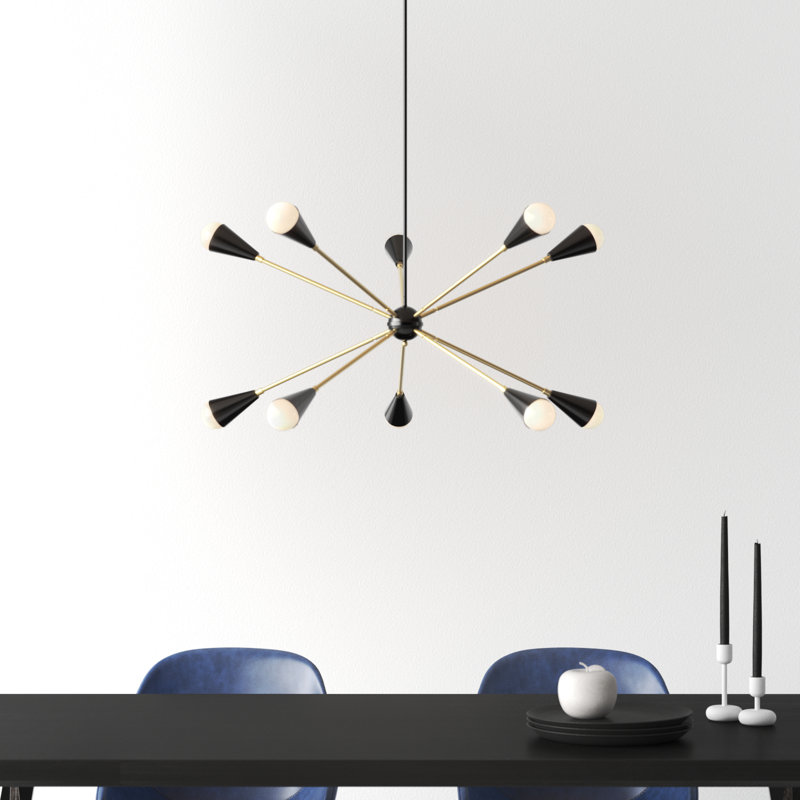 Monroe 10 - Light Sputnik Sphere Chandelier, Yes